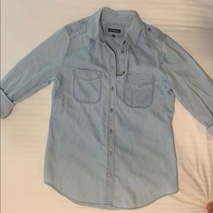 Express Denim Button Down